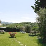 The front garden of our vacation rental in Chianti The front garden of our vacation rental in Chianti