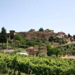 Montefioralle with Casa Forese to the left Montefioralle with Casa Forese to the left
